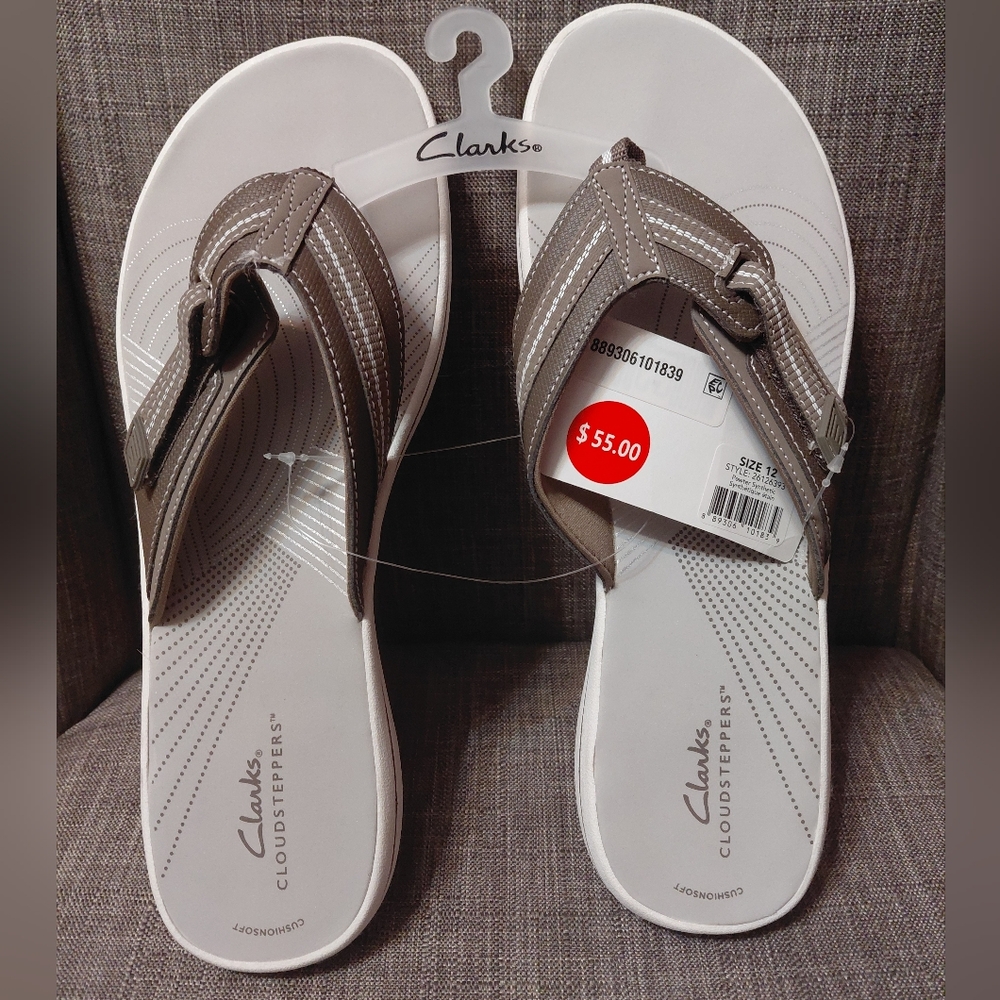 Clarks Women's Cloudsteppers Sandals Size 12